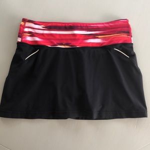 Athleta Black Skort